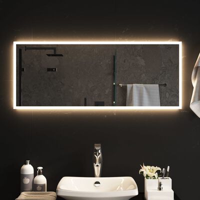 vidaXL LED Bathroom Mirror 40x100 cm