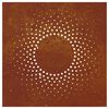 vidaXL Garden Wall Decoration 55x55 cm Corten Steel Sun Design