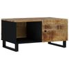 vidaXL Coffee Table 80x50x40 cm Solid Wood Mango&Engineered Wood