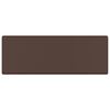 vidaXL Luxury Basin Overflow Square Matt Dark Brown 41x41 cm Ceramic