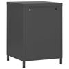 vidaXL Nightstand Anthracite 35x35x51 cm Steel