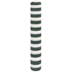 vidaXL Privacy Net Green and White 1.5x25 m HDPE 75 g/m&sup2;