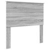 vidaXL Bed Frame Grey Sonoma 100 x 200 cm Solid Pine Wood