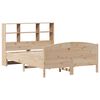 vidaXL Bookcase Bed without Mattress 120x190 cm Small Double Solid Wood Pine