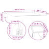 vidaXL Retractable Awning Manual Black 400 x 300 cm Fabric and Steel