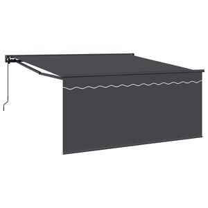 vidaXL Retractable Awning Anthracite 300 x 250 cm