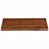vidaXL Table Top 80x50x2.5 cm Rectangular Solid Wood Reclaimed