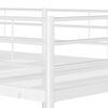 vidaXL Bunk Bed without Mattress White 107x203 cm Steel