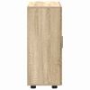 vidaXL Wooden Cabinet Sonoma Oak 88.5 x 30.5 x 73 cm Engineered Wood