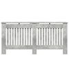 vidaXL Radiator Cover Concrete Grey 172 x 19 x 81.5 cm Engineered Wood