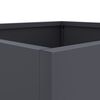 vidaXL Planter Anthracite 49x47x46 cm Steel
