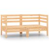 vidaXL Garden Corner Sofas 2 pcs Solid Pinewood