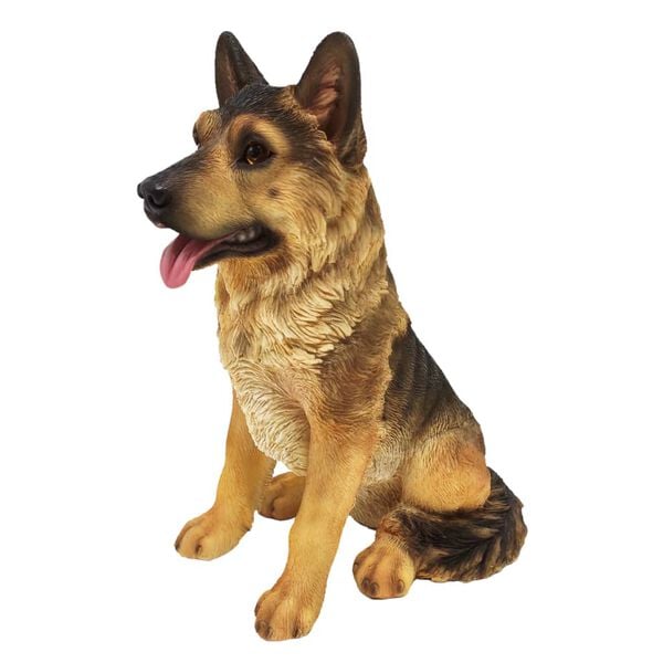 Esschert Design German Shepherd Sitting 15.8x23.4x28.5cm