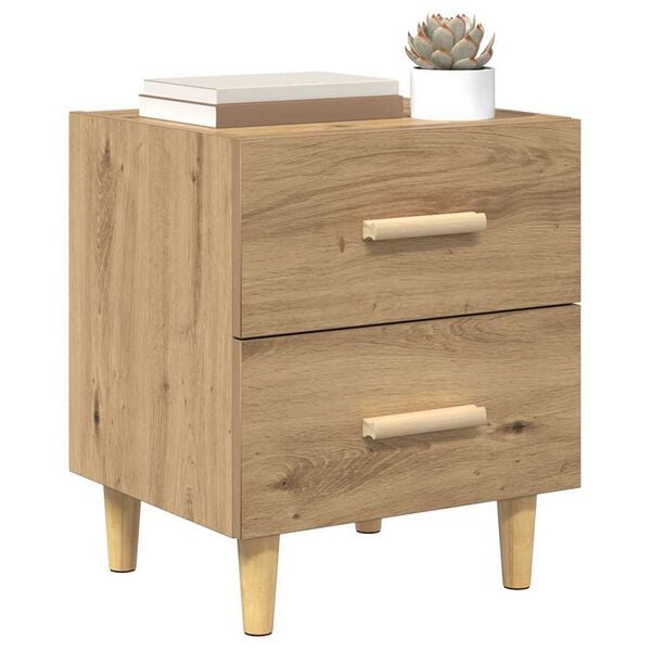 vidaXL Bed Cabinet 2 pcs Artisan Oak 40 x 35 x 47.5cm Engineered Wood