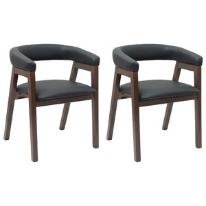 vidaXL Dining Chairs 2 pcs Light Brown 54 x 57 x 73 cm