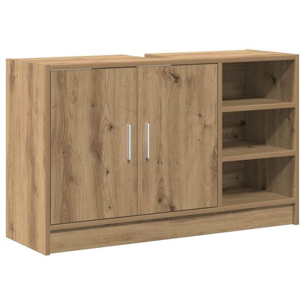vidaXL Bathroom Cabinet Artisan Oak 90 x 29 x 55 cm Engineered wood