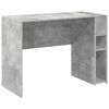 vidaXL Desk Concrete Grey Engineered Wood 109 x 50 x 78 cm