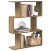 vidaXL Room Divider Bookcase 3-Tier Artisan Oak 70x24x97 cm Engineered Wood