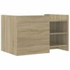 vidaXL Coffee Table Sonoma Oak 80x50x50 cm Engineered Wood