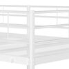 vidaXL Bunk Bed without Mattress White 80x200 cm Steel