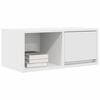 vidaXL TV Cabinet White 60x31x25.5 cm Engineered Wood