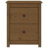 vidaXL Bedside Cabinets 2 pcs Honey Brown 50x35x61.5 cm Solid Wood Pine