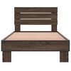 vidaXL Bed Frame without Mattress Brown Oak 90x190 cm Single