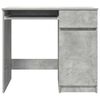 vidaXL Desk Concrete Grey 86x49x76 cm Engineered Wood
