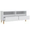 vidaXL TV Cabinet White 100x34.5x44.5 cm Engineered Wood