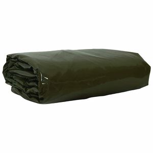 vidaXL Tarpaulin 650g / m² Olive Green 1.5 x 10 m