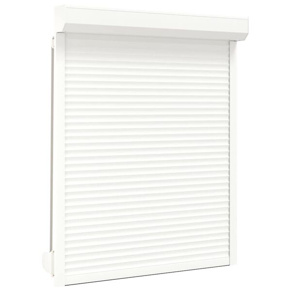 vidaXL Roller Shutter Aluminium 120x150 cm White