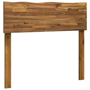 vidaXL Live Edge Headboard ROSTOCK Natural 80 cm Solid Acacia Wood