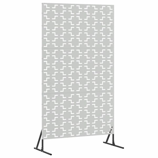 vidaXL Privacy Screen Grey 100 x 50 x 180 cm Steel