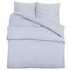 vidaXL Duvet Cover Set Grey 200x200 cm Light-weight Microfiber