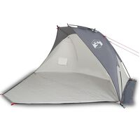 vidaXL Beach Tent Grey 268x223x125 cm 185T Taffeta