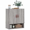 vidaXL Wall Cabinet Grey Sonoma 60x31x70 cm Engineered Wood