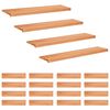 vidaXL Stair Treads 20 pcs 110 x 25 x 2 cm Varnish Solid Beech Wood