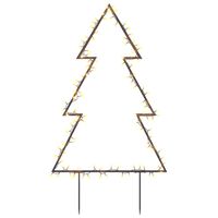 vidaXL Christmas Light Decoration with Spikes Tree 115 LEDs 90 cm