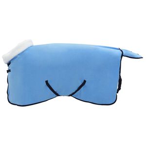 vidaXL Horse Blanket Full Aqua 75 cm Polar fleece