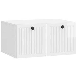 vidaXL Wall-Mounted TV Cabinet High Gloss White 59.5 x 41 x 30 cm