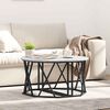 vidaXL Coffee Table Grey sonoma 80 x 80 x 42 cm