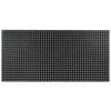 vidaXL Doormat | Black | Rubber | 100x200 cm | Non-slip | Doormat | Rectangular