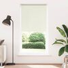 vidaXL Roller Blind Blackout Off White 90x210 cm Fabric Width 85.7 cm Polyester