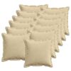 vidaXL Cushion Cover 12 pcs HOUTEN Grey Green 40 x 40 cm Corduroy