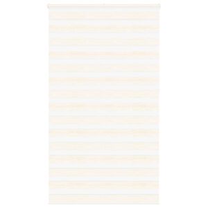 vidaXL Zebra Blind Marble Beige 135x230 cm Fabric Width 130.9 cm Polyester