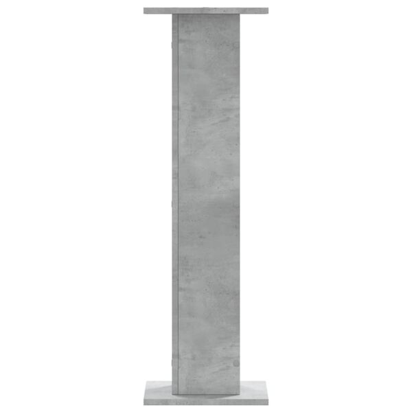 vidaXL Plant Stands 2 pcs Concrete Grey 30x30x95 cm Engineered Wood