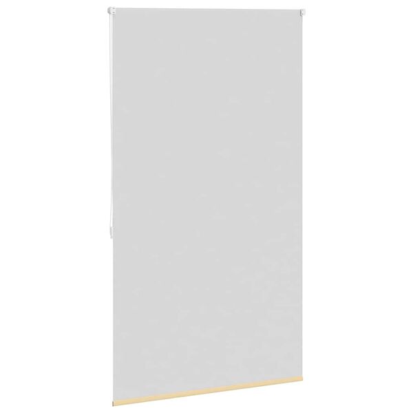 vidaXL Roller blind blackout 124.4x175 cm Fabric Width 120 cm beige
