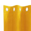 vidaXL Blackout Curtains 2 pcs Mustard Yellow 140 x 225 cm Velvet