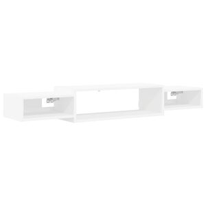 vidaXL Wall-mounted TV Cabinet White 140 x 28 x 21 cm