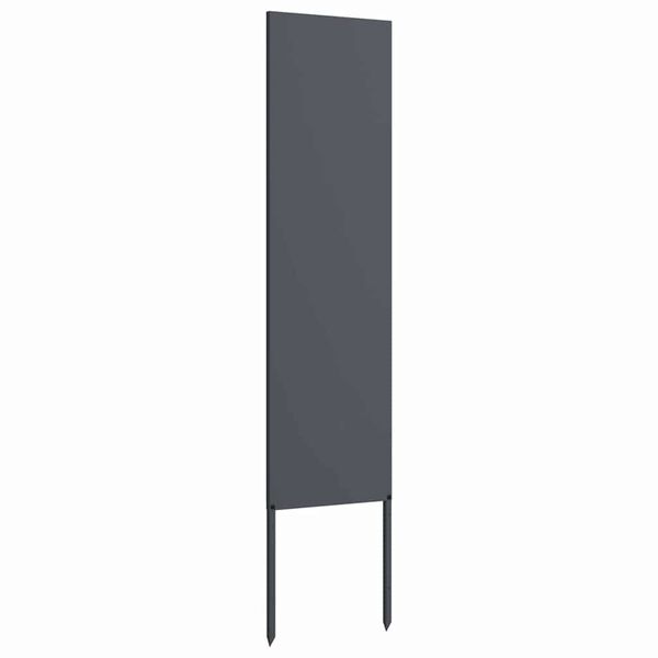 vidaXL Garden Privacy Screen Anthracite 32 x 140 cm Cold-rolled steel